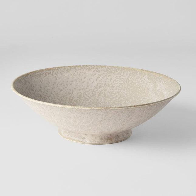 Ramen Bowl 24.5cm White Fade Glaze.