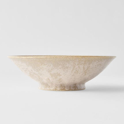 Ramen Bowl 24.5cm White Fade Glaze.