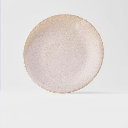 Side Plate 21cm White Fade Glaze.