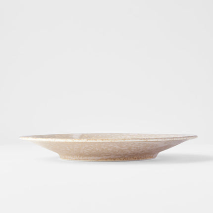 Tapas Plate 17cm White Fade Glaze.