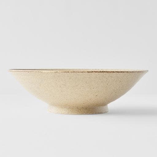 Ramen Bowl 25cm Sand Fade Glaze.