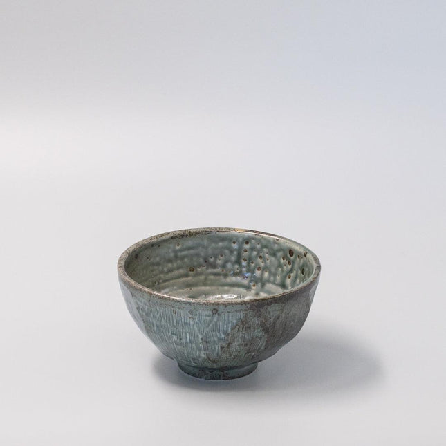 Udon Bowl 17cm Craft Green Glaze.