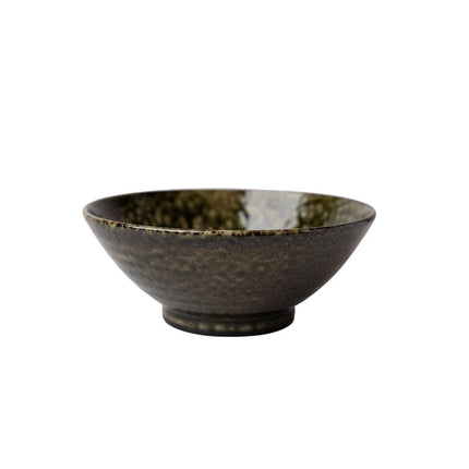 Bowl V Shaped 19cm Sage Glaze.