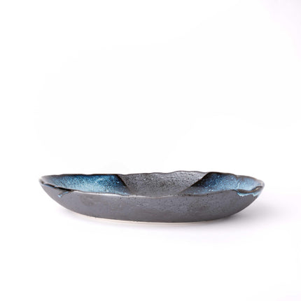 Organic Plate 25cm Storm Glaze.