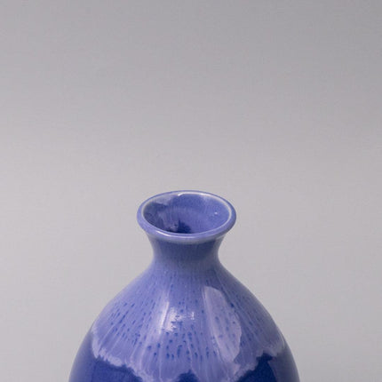 Sake Jug 300ml Cornflower Blue white Drip.