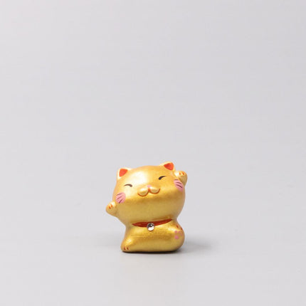 Okimono Lucky Gold Maneki.