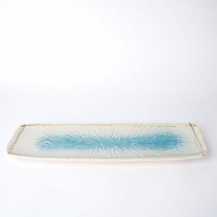 Sashimi Platter 35.2cm Okinawa Glaze.