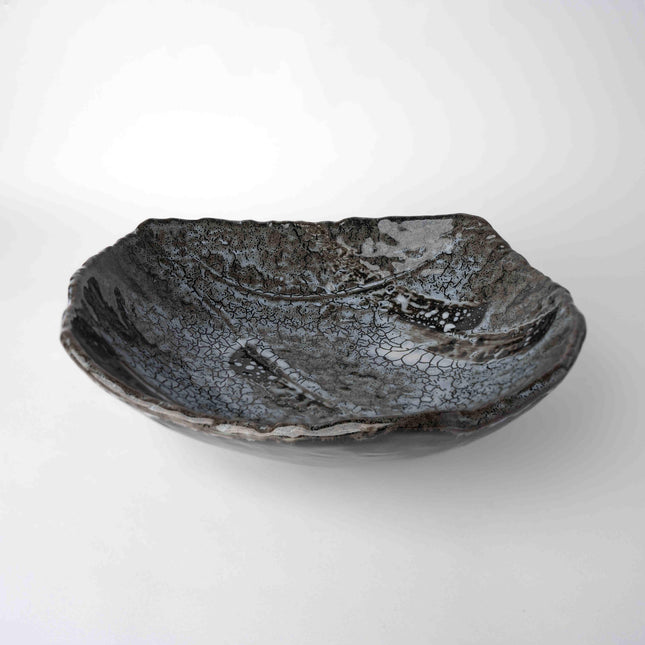Platter 26.5cm Shiranami Glaze.