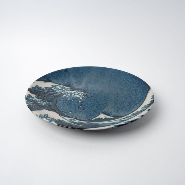 Plate 27.5cm Hokusai Great Wave Design.