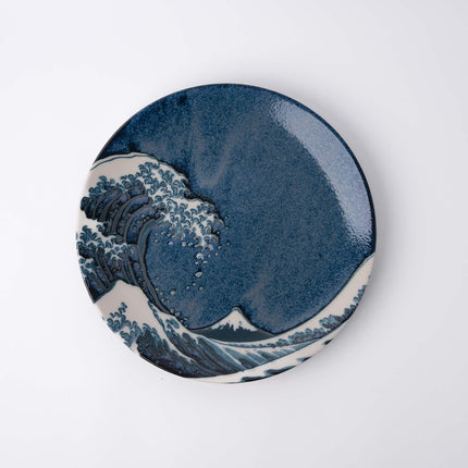 Plate 27.5cm Hokusai Great Wave Design.