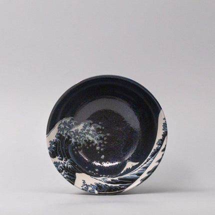 Rice Bowl 15cm Hokusai Great Wave Design.