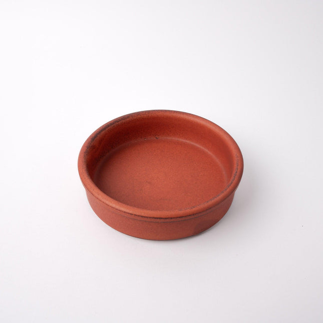 Orange Donabe 14cm Oven Dish Large High Side.