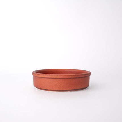 Orange Donabe 14cm Oven Dish Large High Side.