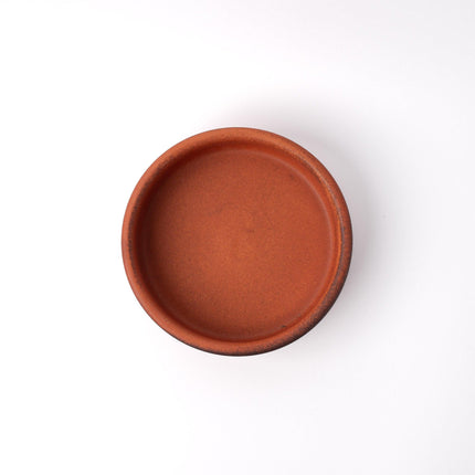 Orange Donabe 14cm Oven Dish Large High Side.