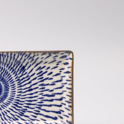 Sushi Plate 25cm Speckled Swirl Design.