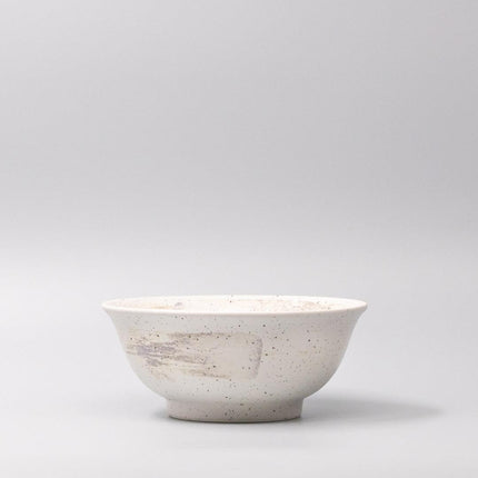 Ramen Bowl 18.5cm Speckled White Zen Glaze.