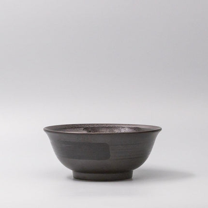 Ramen Bowl 18.5cm Black Zen Design.