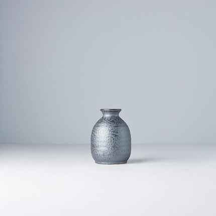 Sake Jug 300ml Black Scroll Glaze.