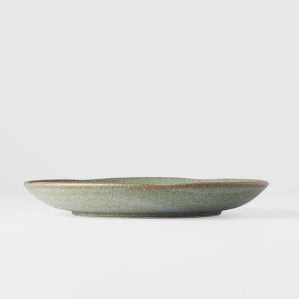Dinner Plate 24cm Green Fade Glaze.