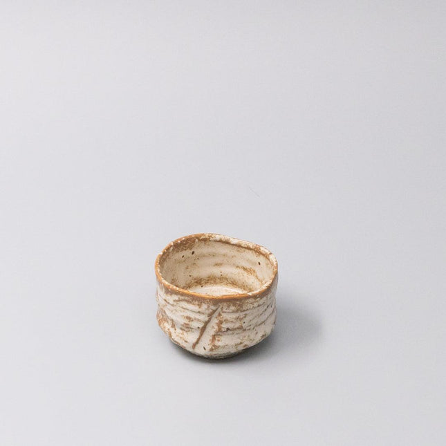 Sake Cup Sand Glaze.