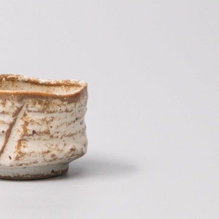 Sake Cup Sand Glaze.