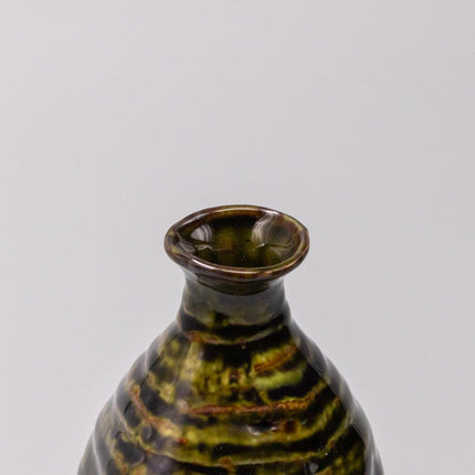 Sake Jug 350ml Sage Brown Glaze.