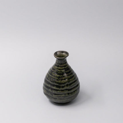 Sake Jug 350ml Moss Black Glaze.