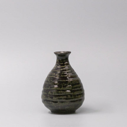 Sake Jug 350ml Moss Black Glaze.