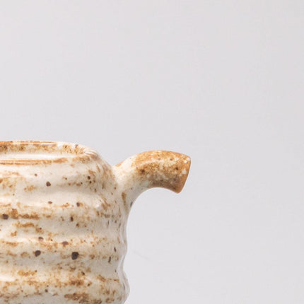 Soy Pot Rustic White Sand.