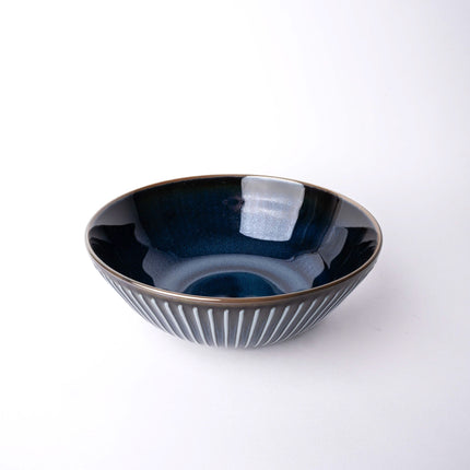 Bowl 21cm Navy Sendan Glaze.