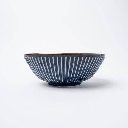 Bowl 21cm Navy Sendan Glaze.