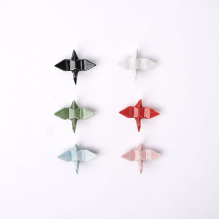 Chopstick Rest Origami Crane Black.