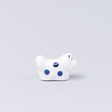 Chopstick Rest Shiba Dog White Navy.