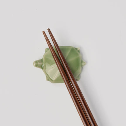Chopstick Rest Tortoise Green.