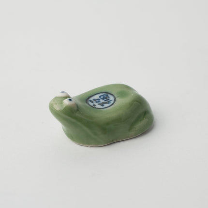 Chopstick Rest Frog Green.