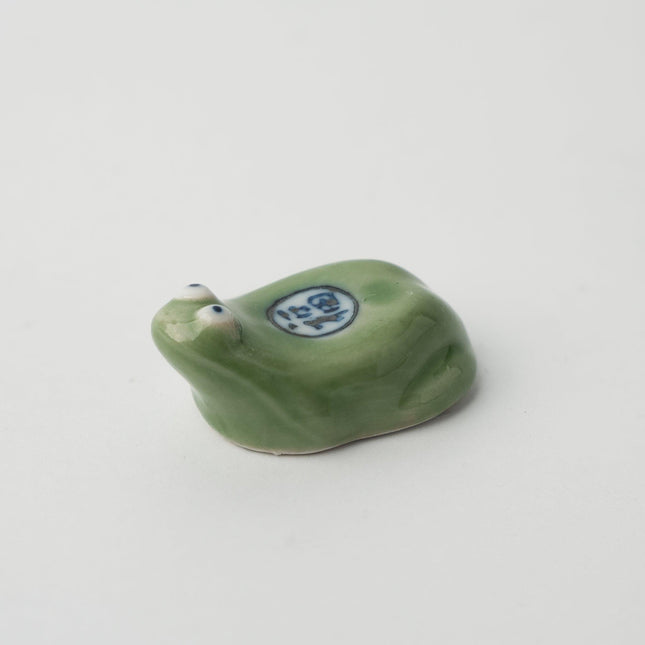 Chopstick Rest Frog Green.