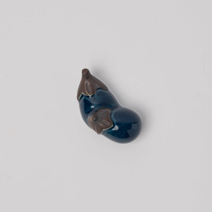 Chopstick Rest Blue Eggplant.
