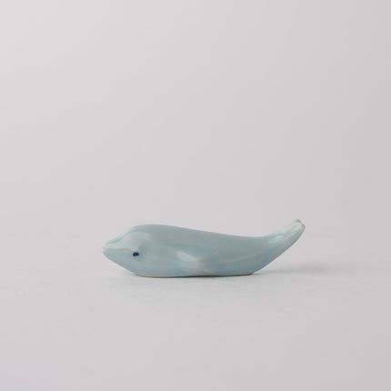 Chopstick Rest Ice Blue Dolphin.