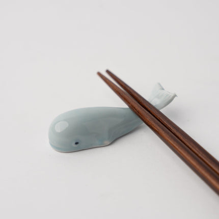 Chopstick Rest Ice Blue Whale.