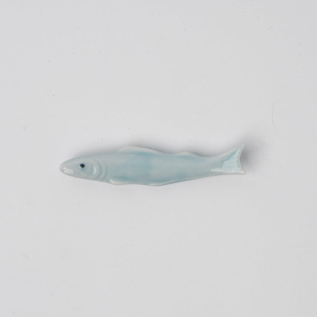 Chopstick Rest Ice Blue Mackerel.