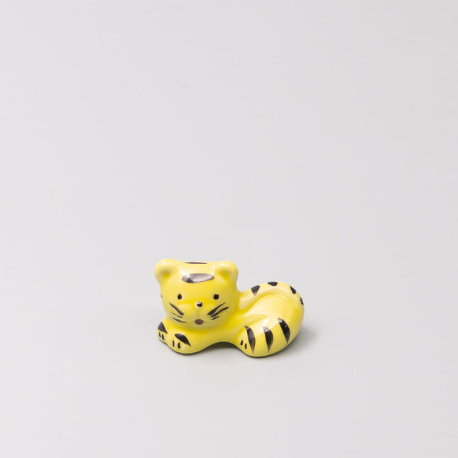 Chopstick Rest Yellow Tiger.