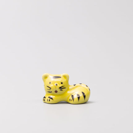 Chopstick Rest Yellow Tiger.