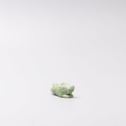 Chopstick Rest Green Boar.