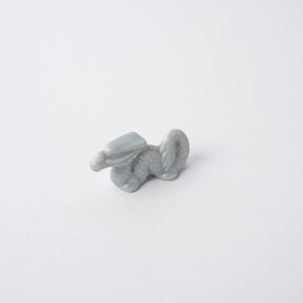 Chopstick Rest Ice Blue Dragon.