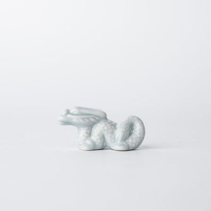 Chopstick Rest Ice Blue Dragon.
