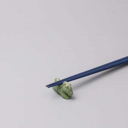 Chopstick Rest Green Horse.