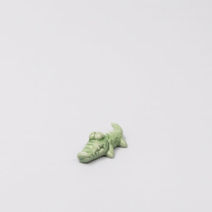 Chopstick Rest Green Alligator.