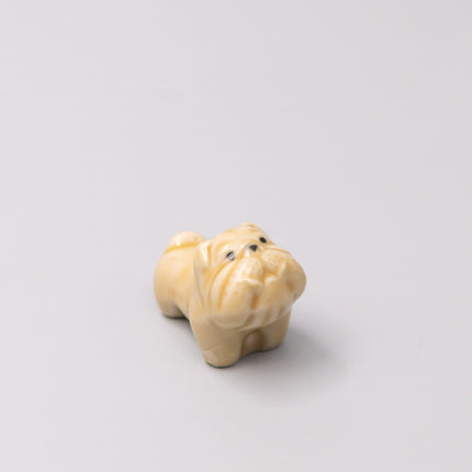 Chopstick Rest Beige Boxer Dog.