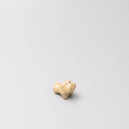 Chopstick Rest Beige Boxer Dog.
