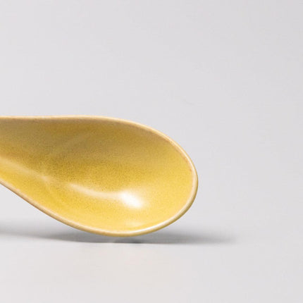 Tapas Spoon 12.5cm Ochre Glaze.